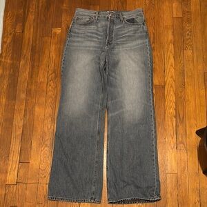 Classic Blue Wide-Leg Jeans - Re/Done